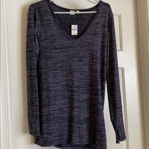 Tunic gap sweater